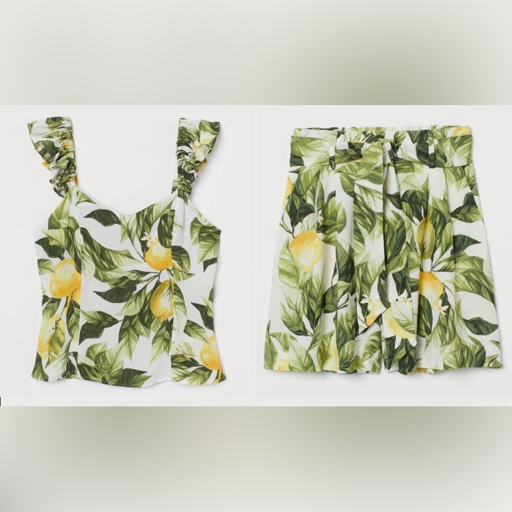 Matching top + shorts